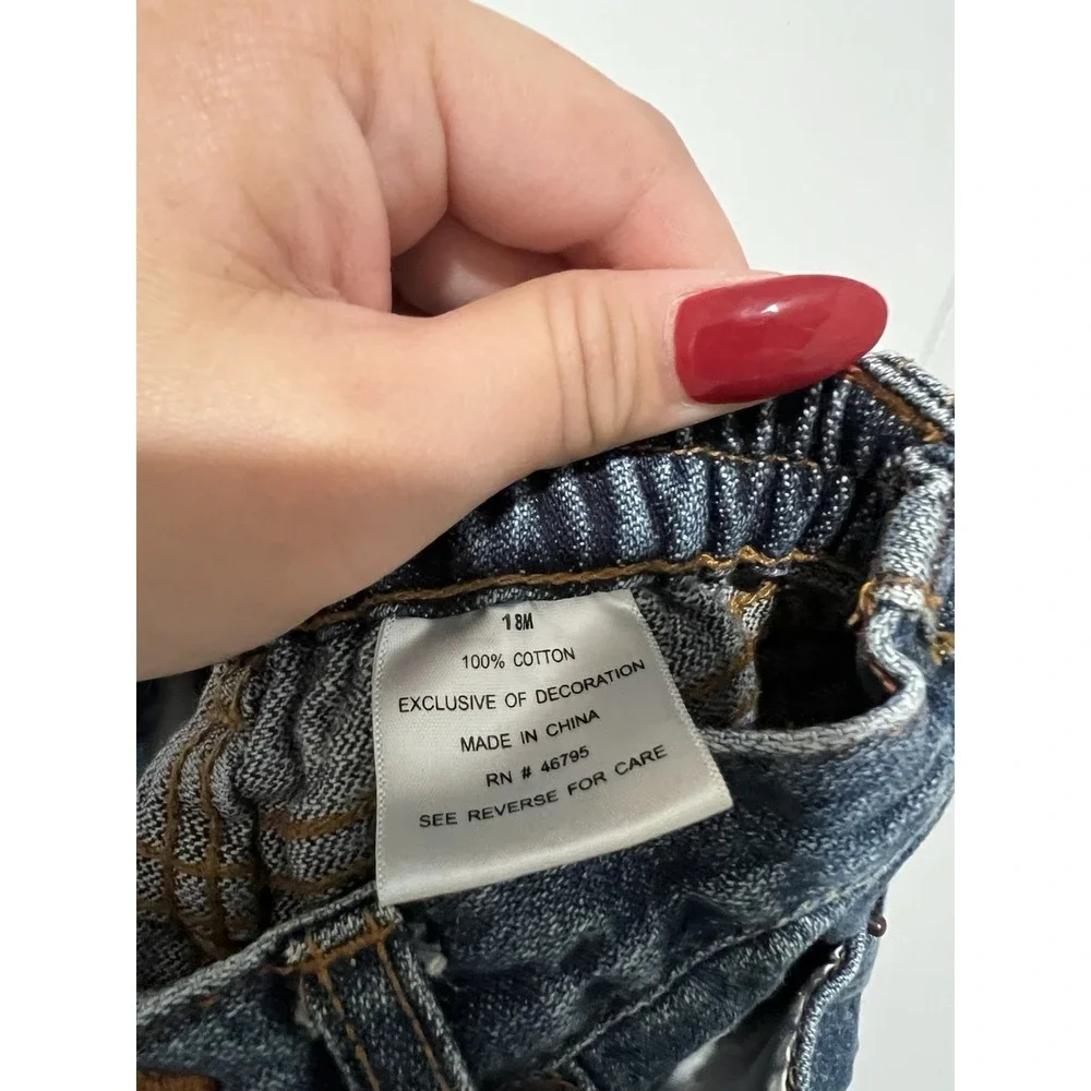 Levi Strauss-Signature Jeans-Cuffed Pants Stretchband Waist- 18‎ Months